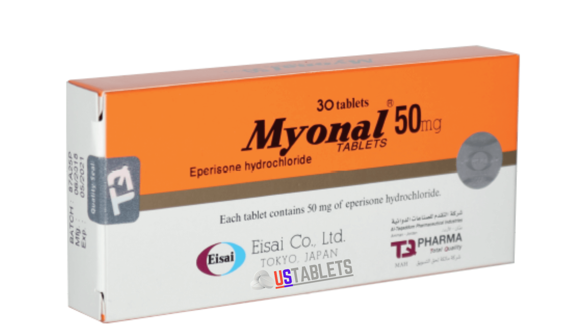Myonal Tablets 50mg I Uses, Side Effects, Price & Availability